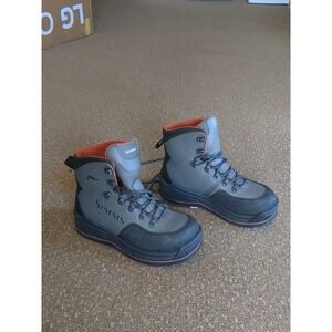 SIMMS Freestone Wading Felt Boots Gray Black Sz 11